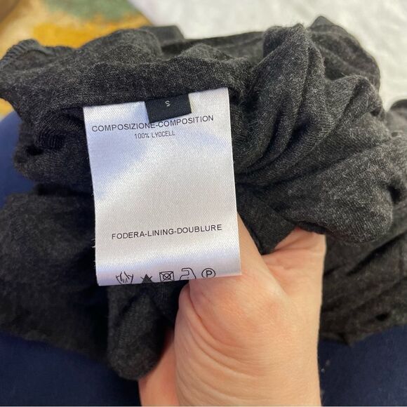 McQ Alexander McQueen Ruched Cowlneck Sleeveless Tunic Top - Picture 7 of 8